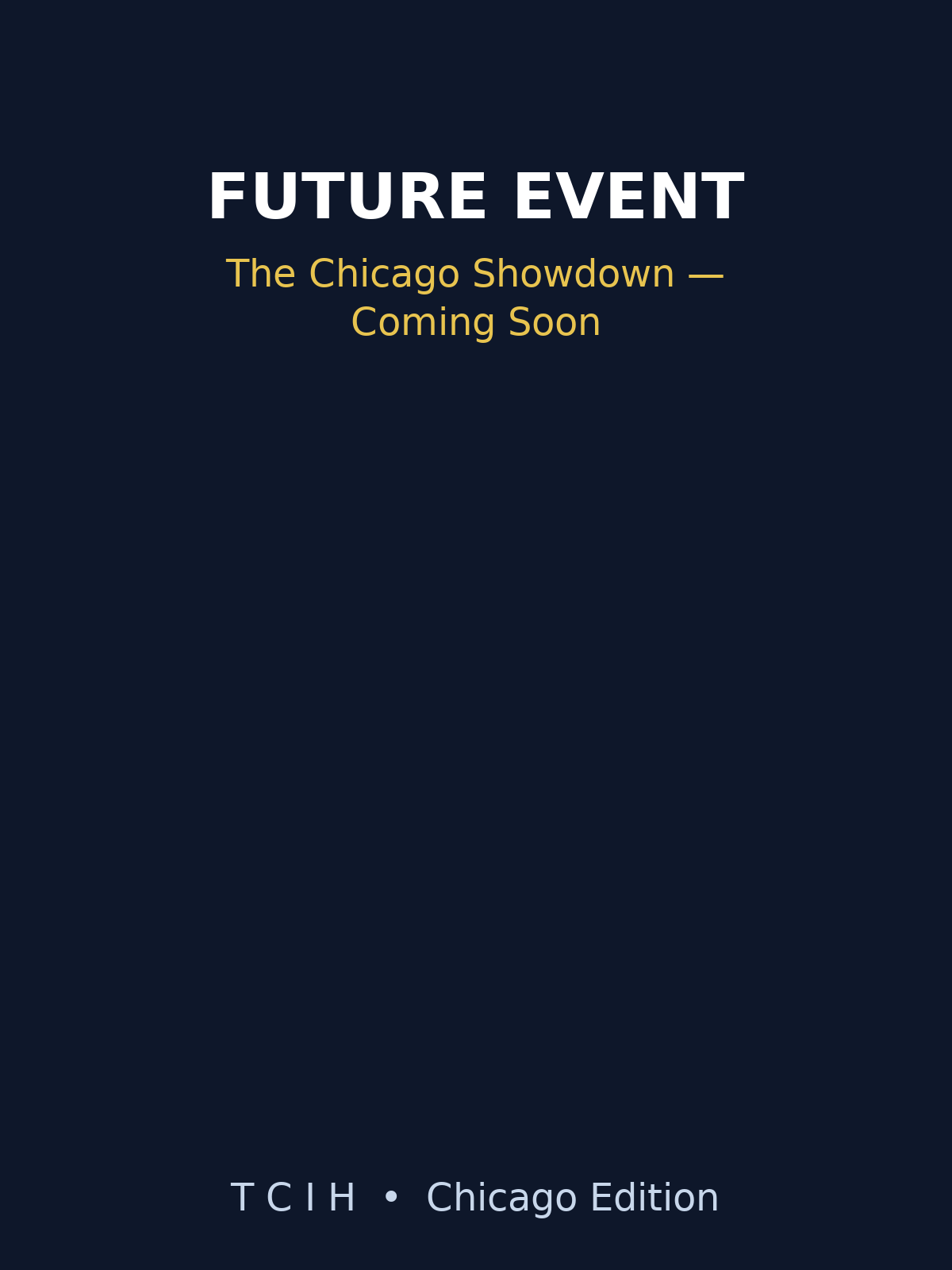 Future Event: The Chicago Showdown poster