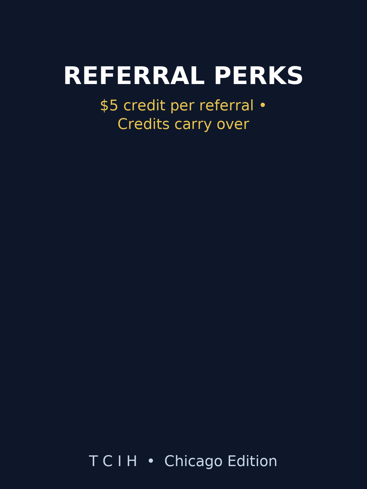 Referral perks coupon